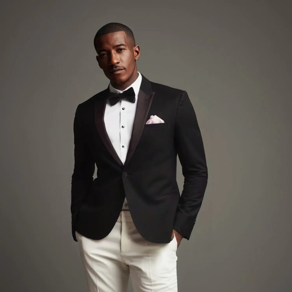 RALPH LAUREN SLIM FIT PEAK LAPEL TUXEDO Style No. 11342