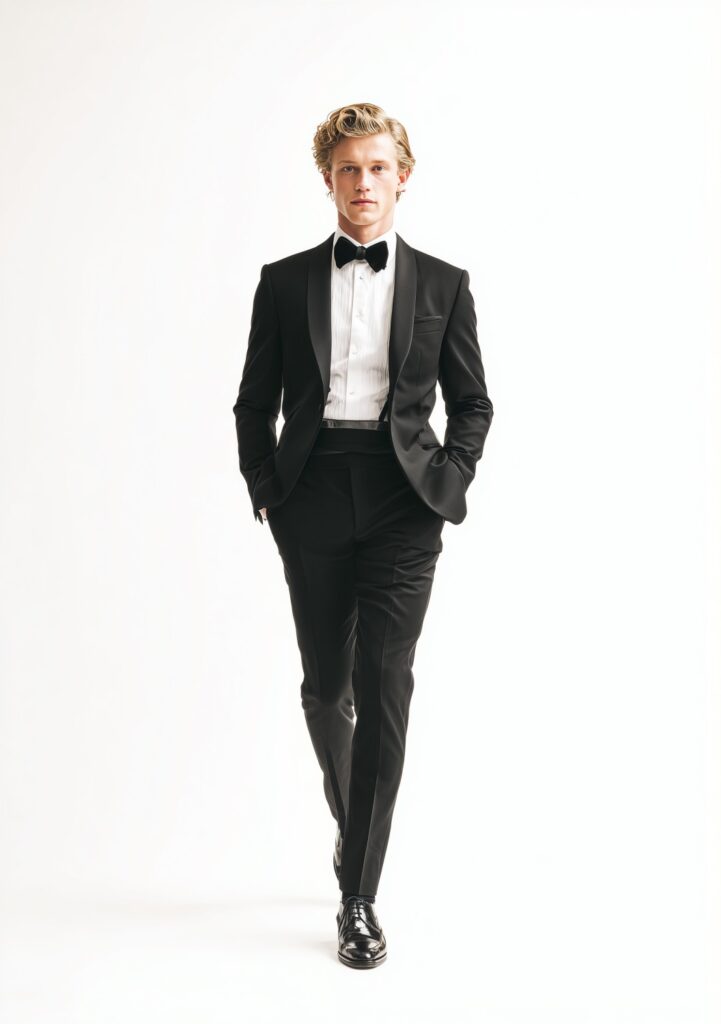 BLACK SLIM FIT SHAWL LAPEL TUXEDO Style No. 1231